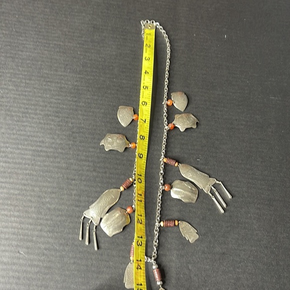 1970s Vintage Hmong Tribal Silver Charm Necklace - Picture 13 of 17